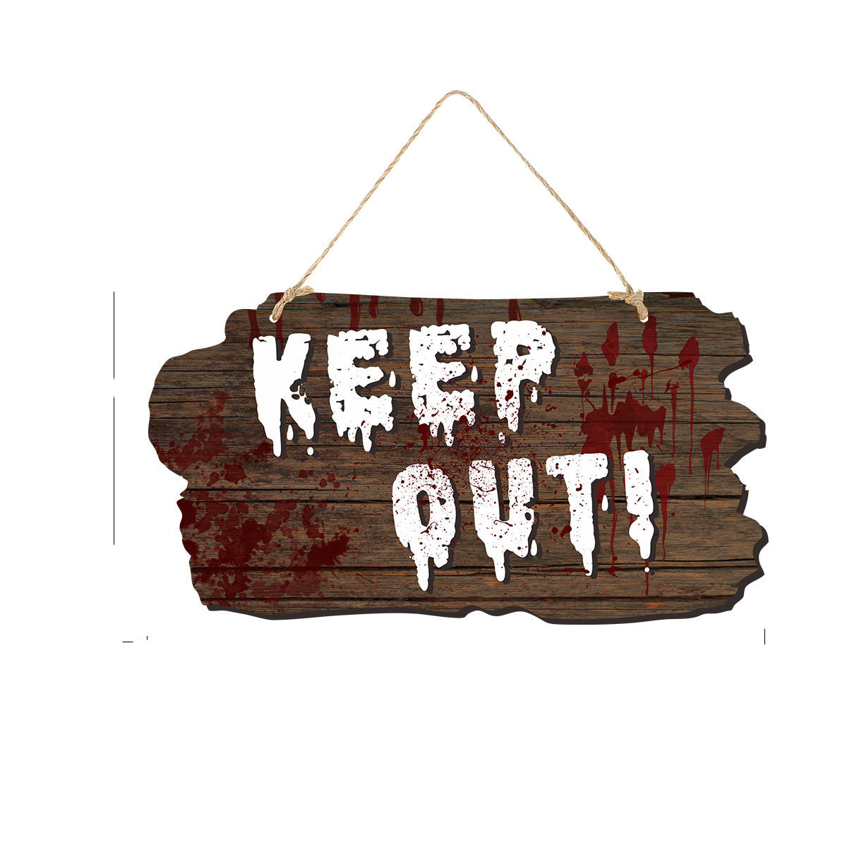 Halloween Türschild Set – Gruselige Dekoration für Halloween Partys und Trick-or-Treat