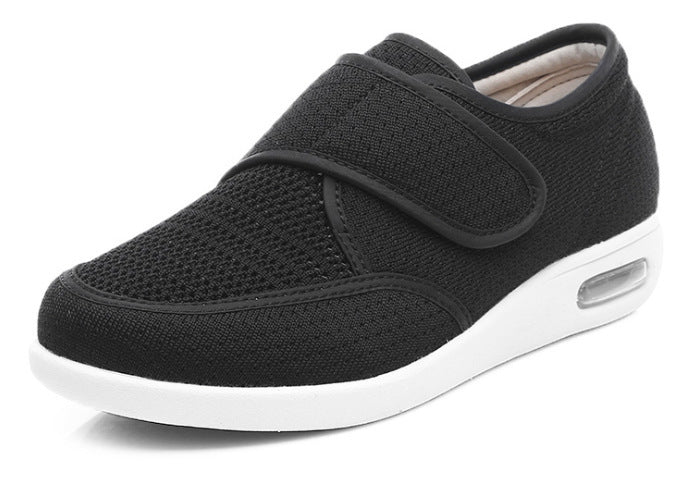 Herren Komfort-Sneaker mit Klettverschluss – Atmungsaktive Freizeitschuhe für Alltag und Spaziergänge