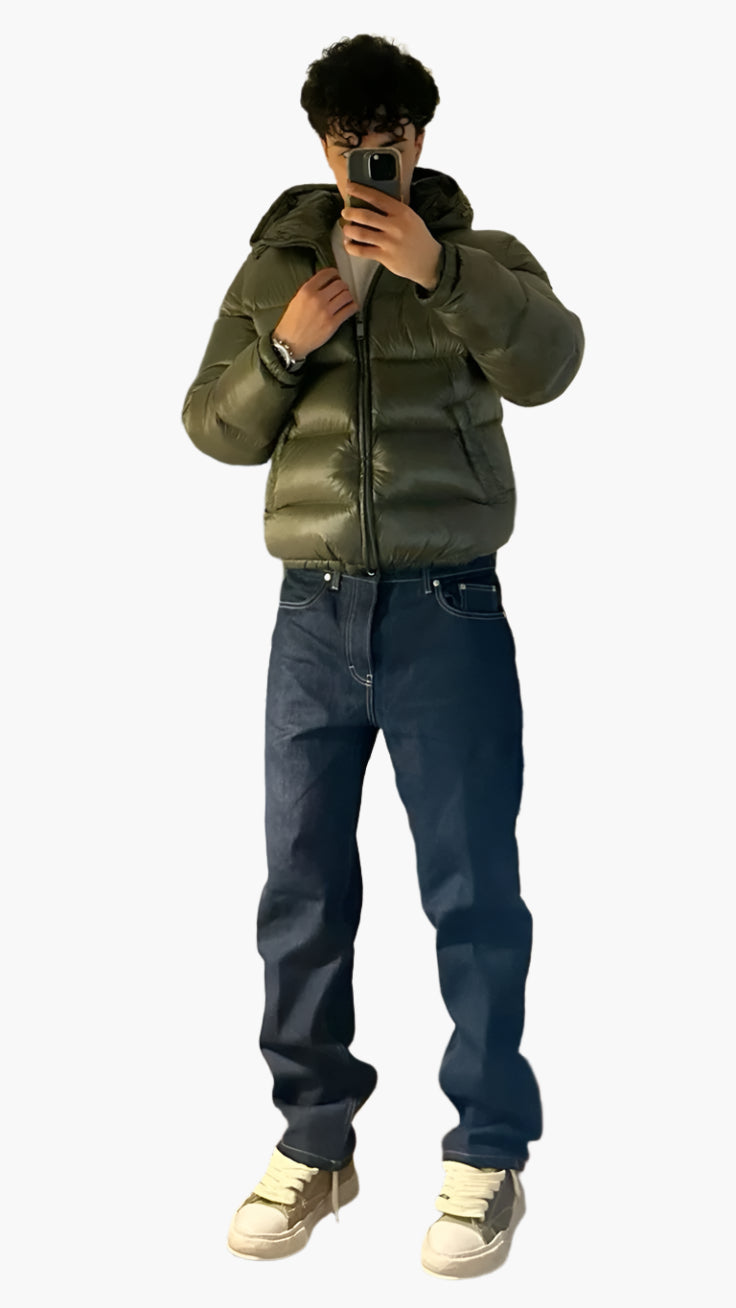 Herren Daunen Steppjacke – Urban Puffer für Winter & Freizeit