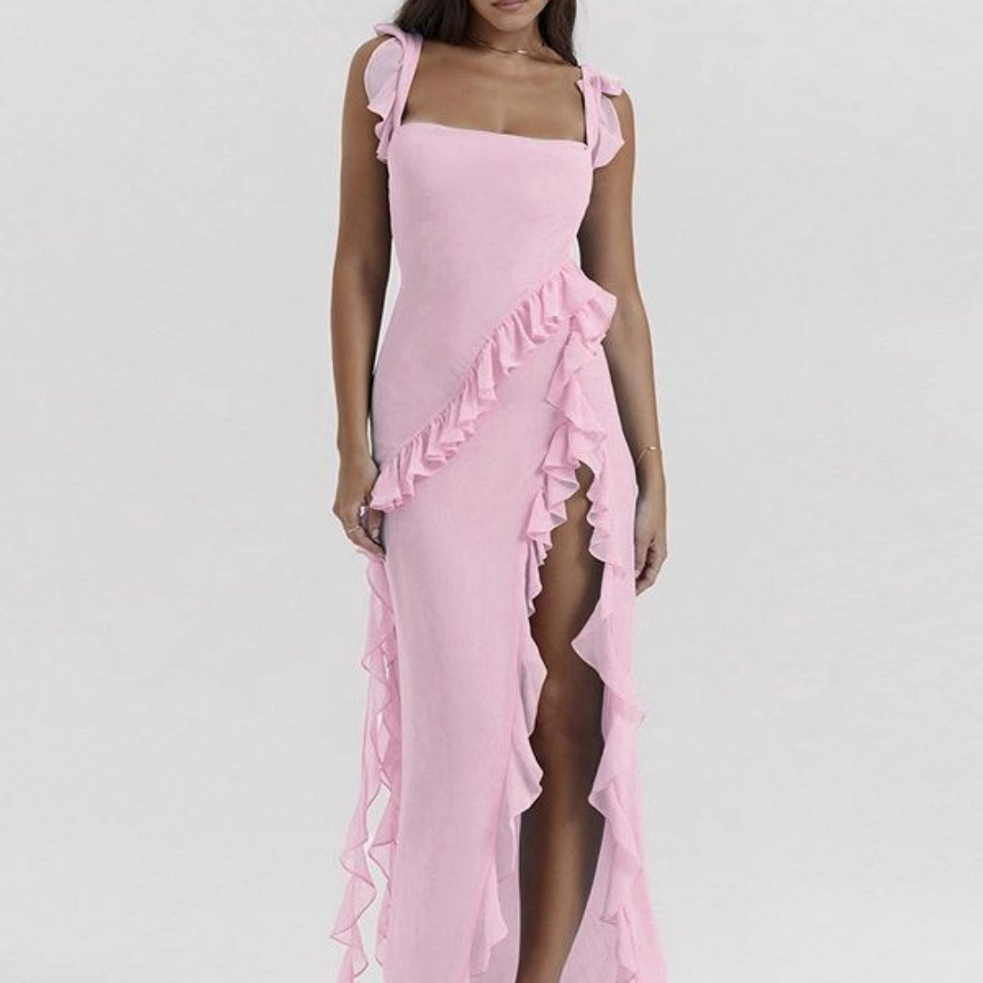 Rebecca – Modisches Sommerkleid mit Streifen und temperamentvollem Design