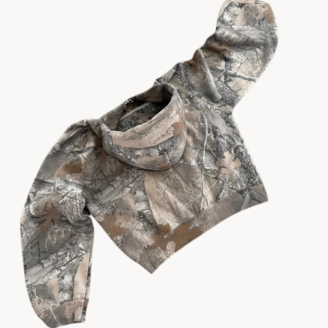 Unisex Oversized Camouflage Hoodie Streetwear für Alltag und Outdoor