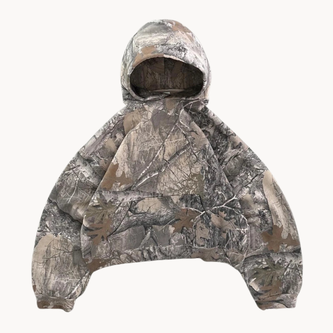 Unisex Oversized Camouflage Hoodie Streetwear für Alltag und Outdoor
