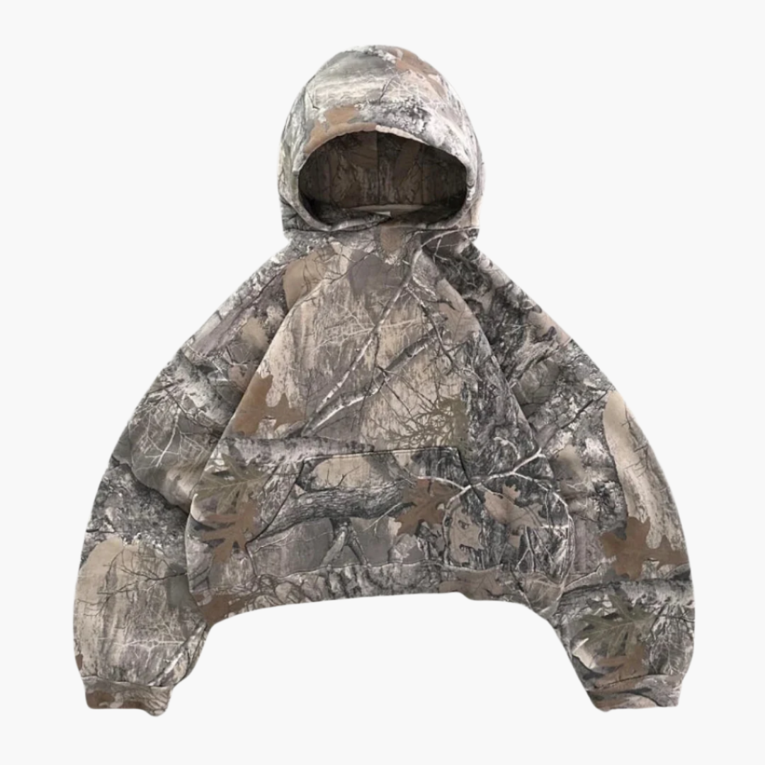 Unisex Oversized Camouflage Hoodie Streetwear für Alltag und Outdoor