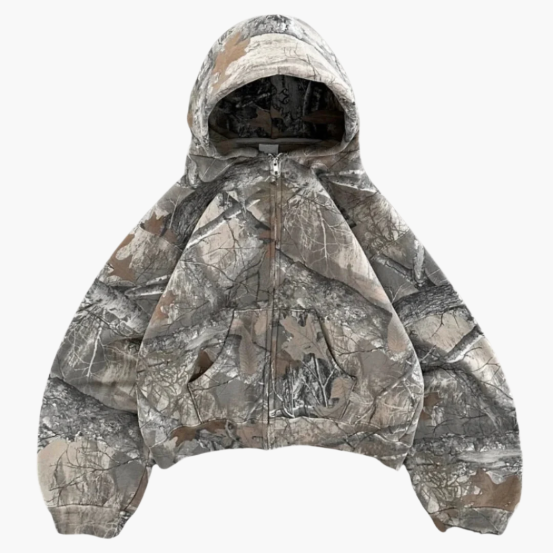 Unisex Oversized Camouflage Hoodie Streetwear für Alltag und Outdoor