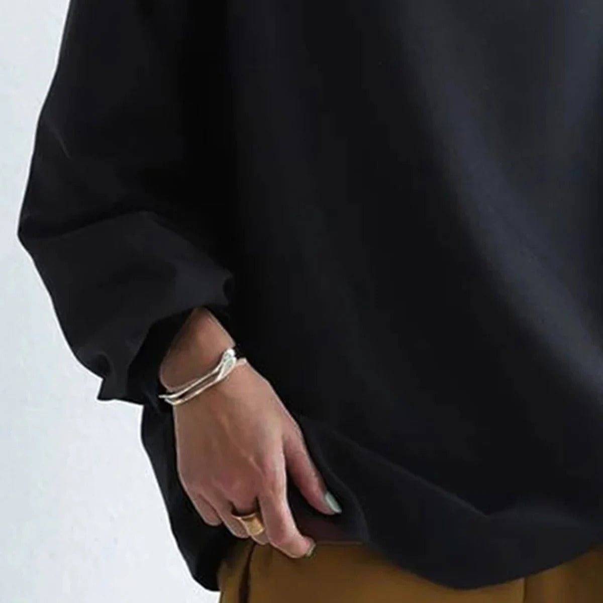 Damen Oversize Pullover mit Langarm – Modischer Freizeitpullover für Alltag und Büro