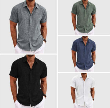 Joe – Lockeres Herren T-Shirt aus Leinen in einfarbig