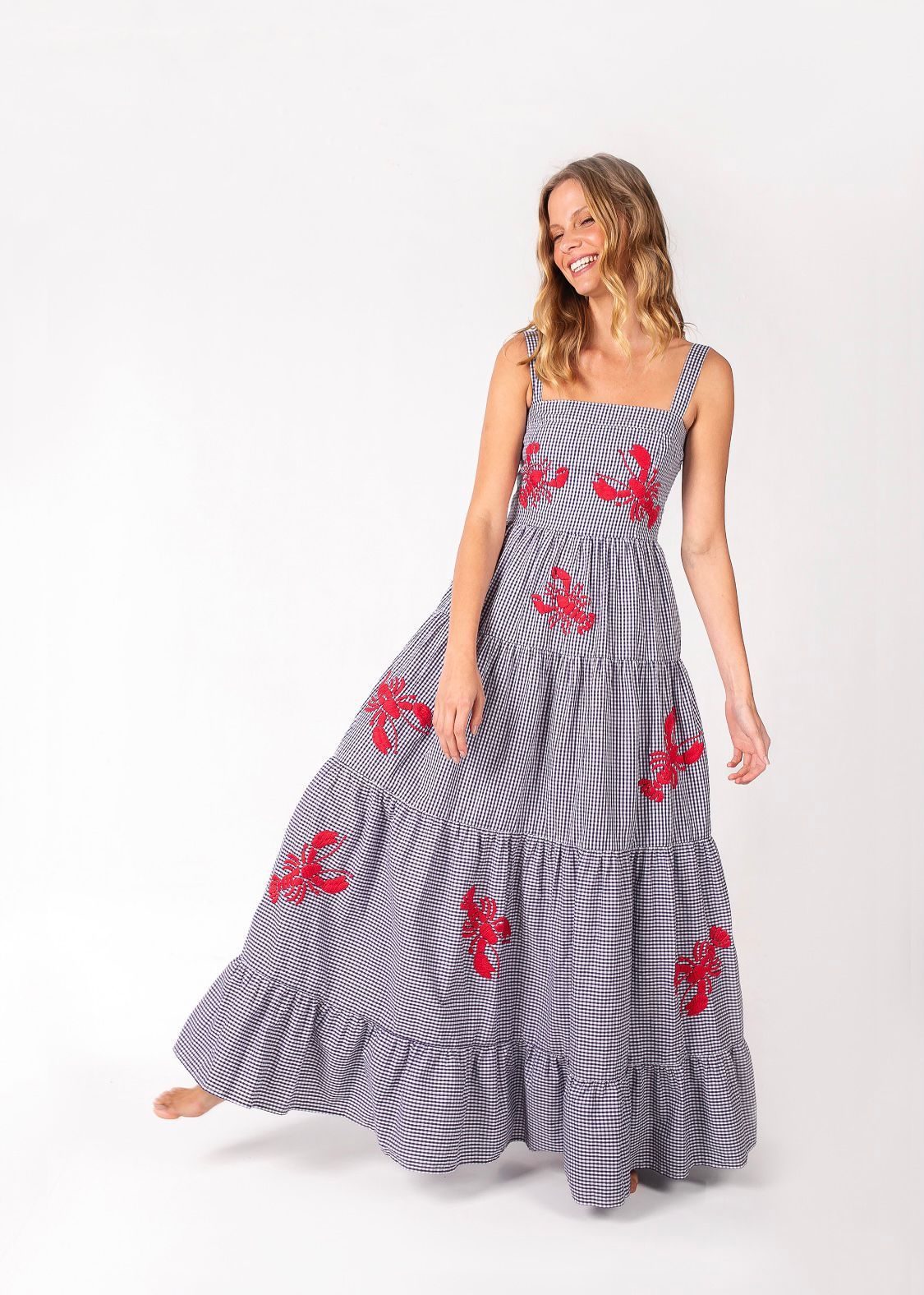 Kelly – Langes Strandkleid für Damen
