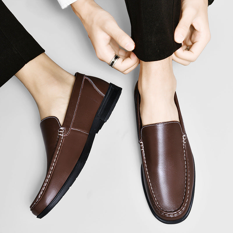 Sean – Elegante Herren-Slipper aus atmungsaktivem veganem Leder