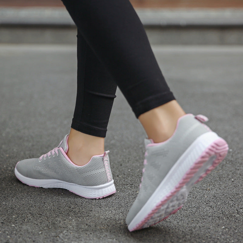 Damen Laufschuhe Atmungsaktiv Komfort Freizeit Sneaker Sportlich