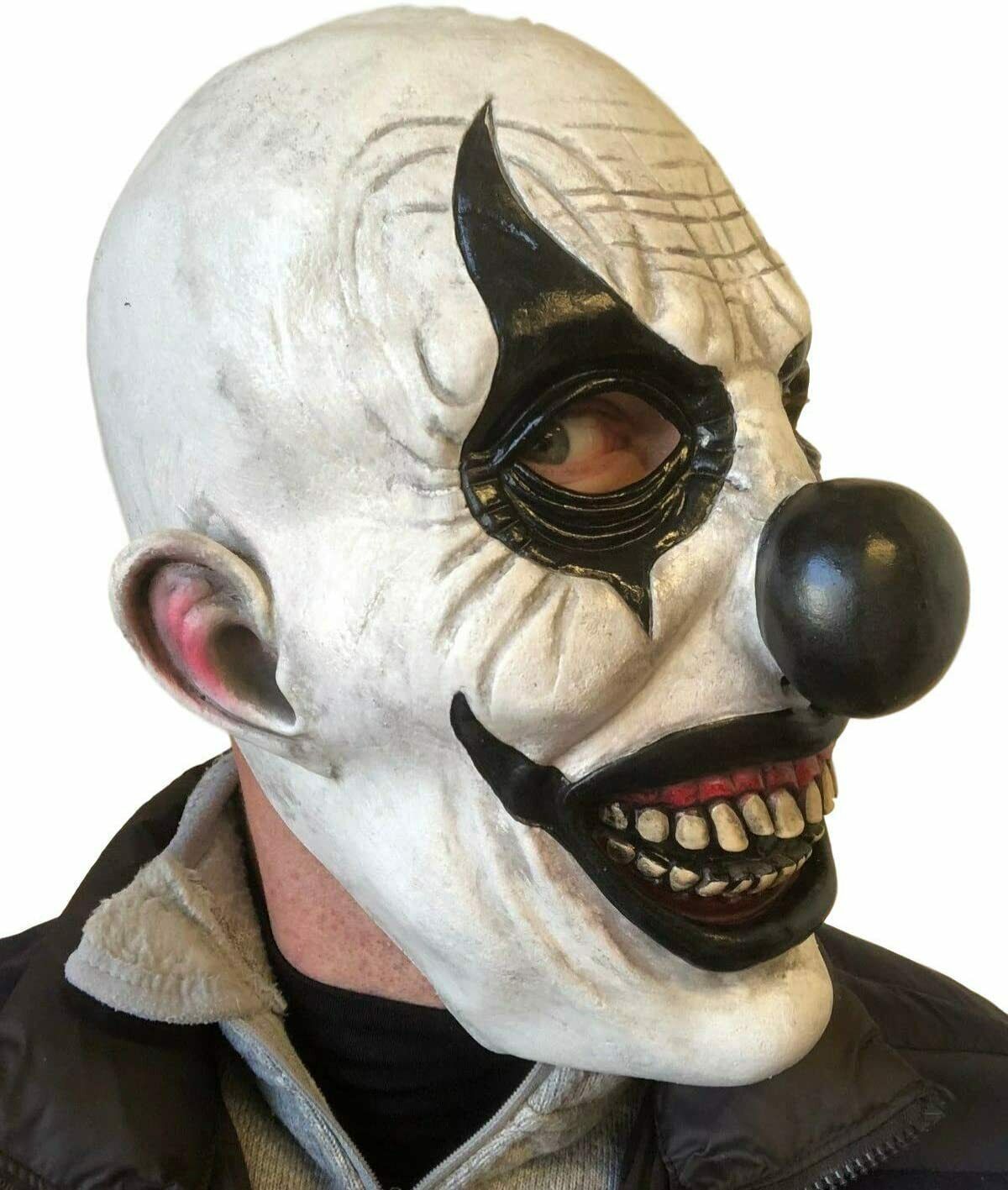 Halloween Gruselige Clown Maske für Erwachsene – Perfekte Verkleidung für Kostümpartys & Horror-Deko