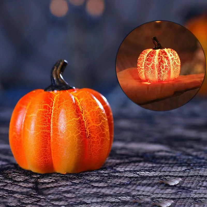 Halloween LED Kürbis-Laterne Deko – Stimmungsvolle Leuchtende Herbstdeko für Halloween-Partys & Kostüme