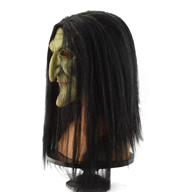 Halloween Hexenmaske für Erwachsene – Gruselige Verkleidung für Kostümpartys & Deko