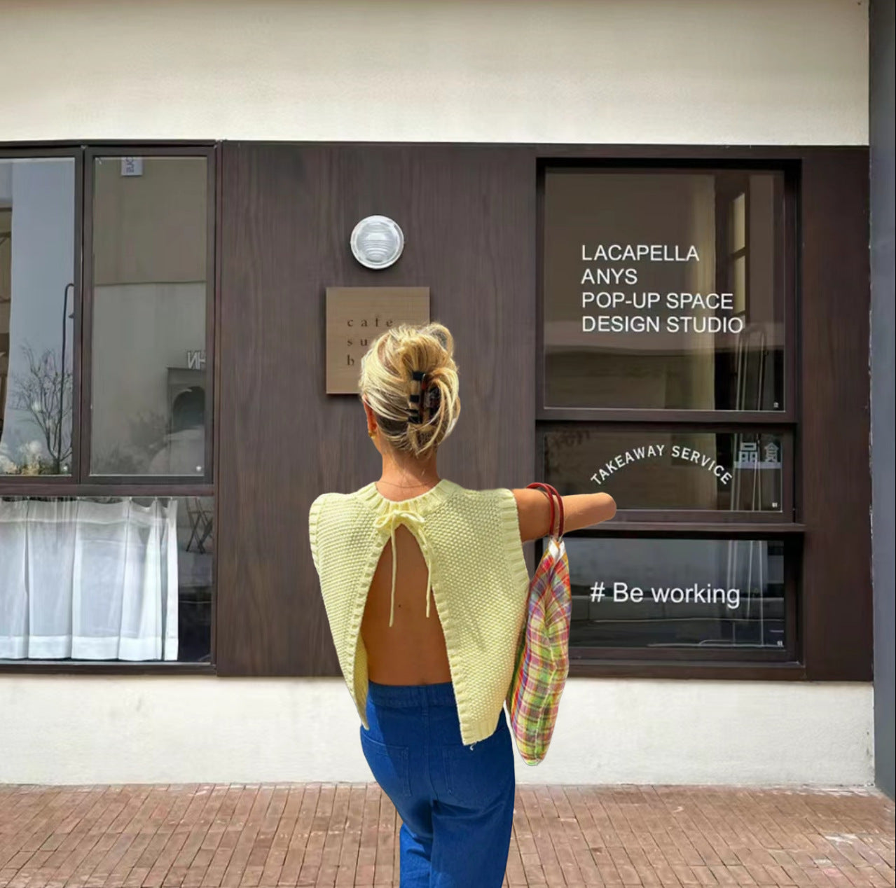 Julie – Rundhals Wollweste für Damen