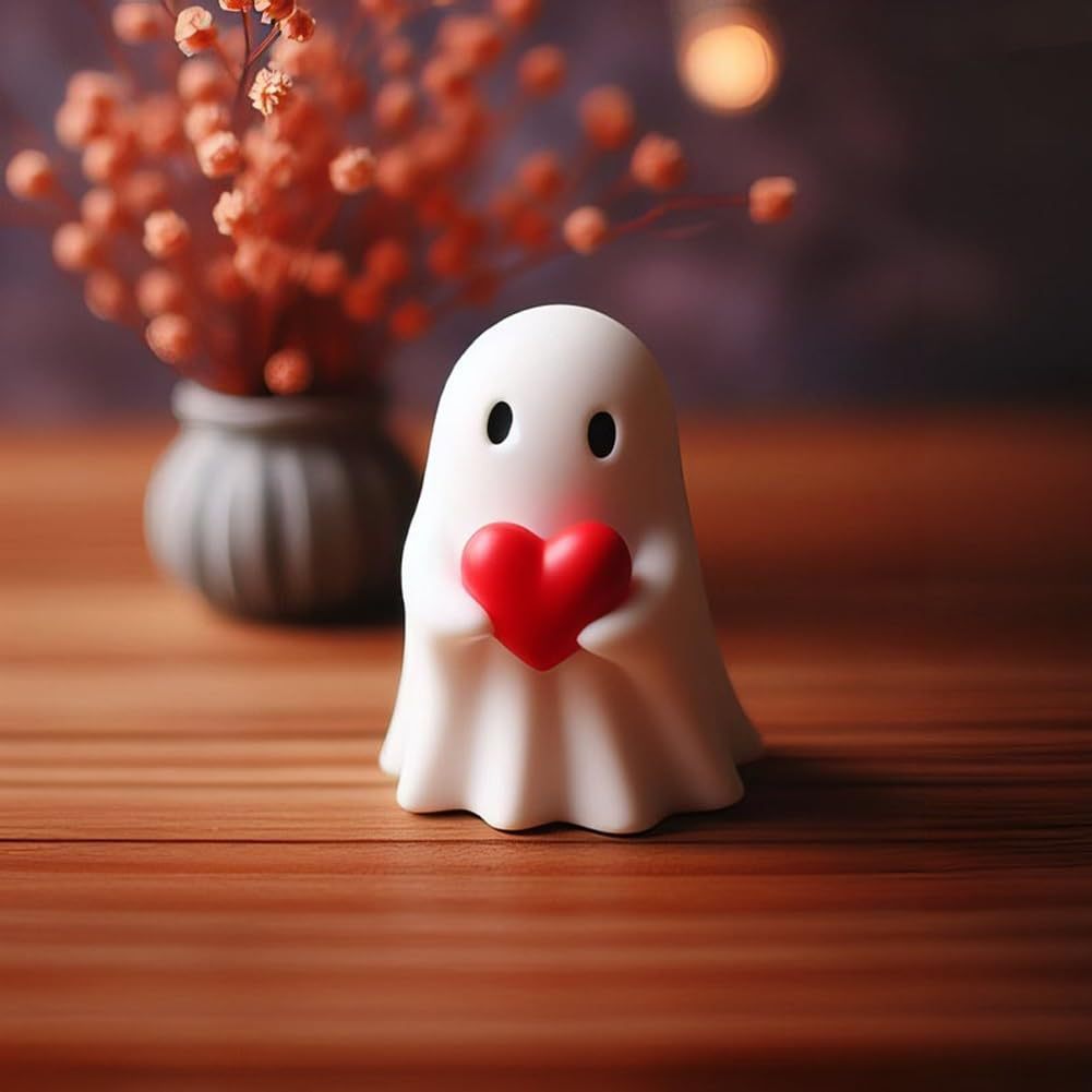 Halloween Dekofigur Geist mit Mittelfinger – Lustige und Freche Halloween Dekoration