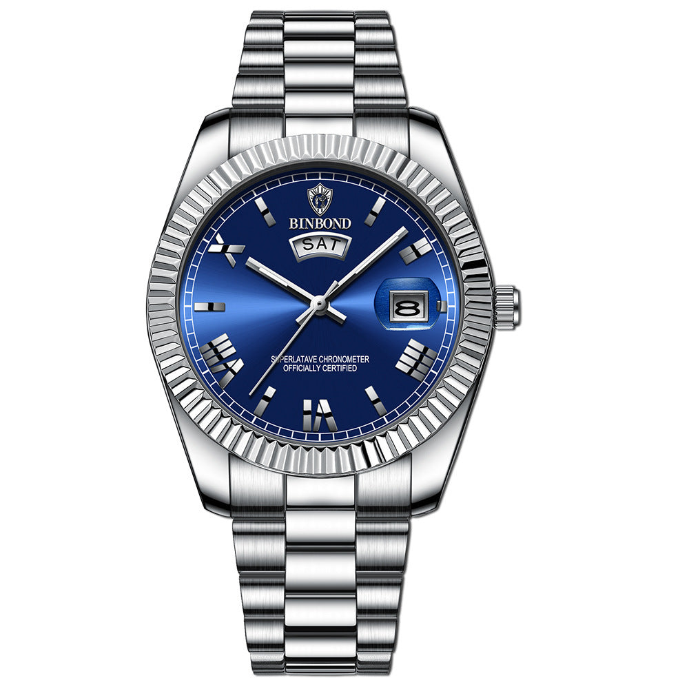 Herren Business Armbanduhr Luxus Automatik mit Datumsanzeige – Eleganter Chronometer für Alltag und Büro