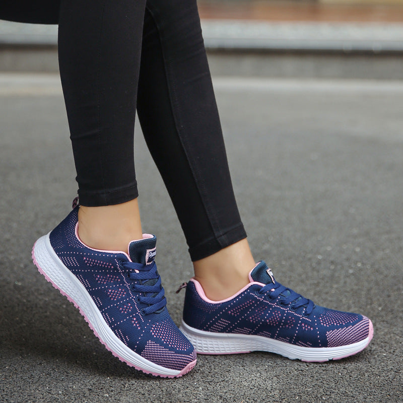 Damen Laufschuhe Atmungsaktiv Komfort Freizeit Sneaker Sportlich
