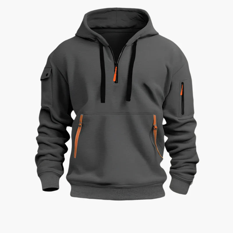 Herren Kapuzenpullover Artemis – Funktionaler Hoodie mit Taschen und sportlichem Style