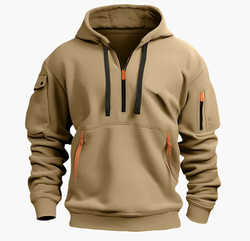 Herren Kapuzenpullover Artemis – Funktionaler Hoodie mit Taschen und sportlichem Style
