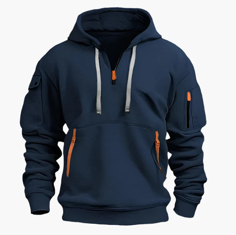 Herren Kapuzenpullover Artemis – Funktionaler Hoodie mit Taschen und sportlichem Style