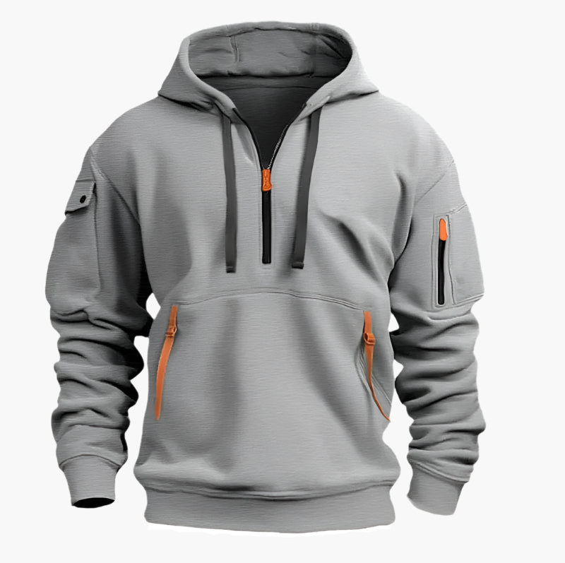 Herren Kapuzenpullover Artemis – Funktionaler Hoodie mit Taschen und sportlichem Style