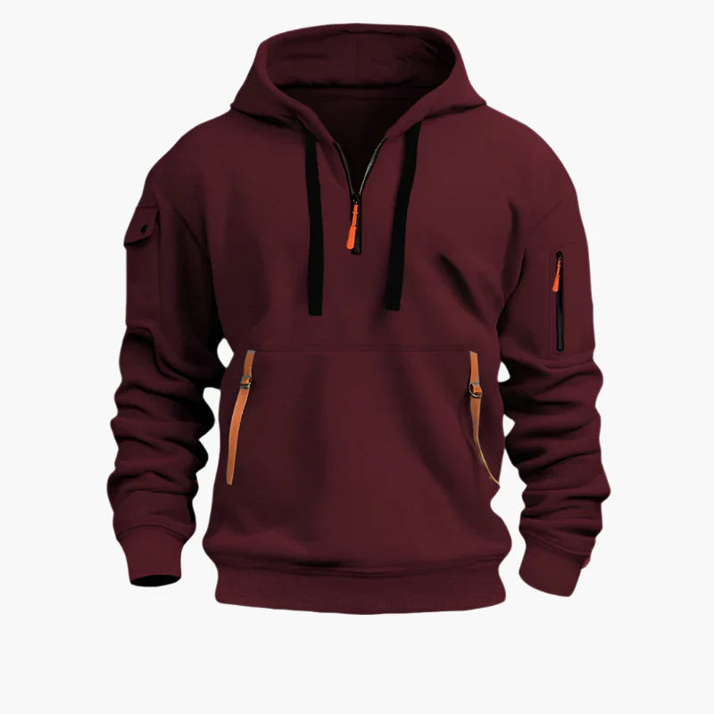 Herren Kapuzenpullover Artemis – Funktionaler Hoodie mit Taschen und sportlichem Style