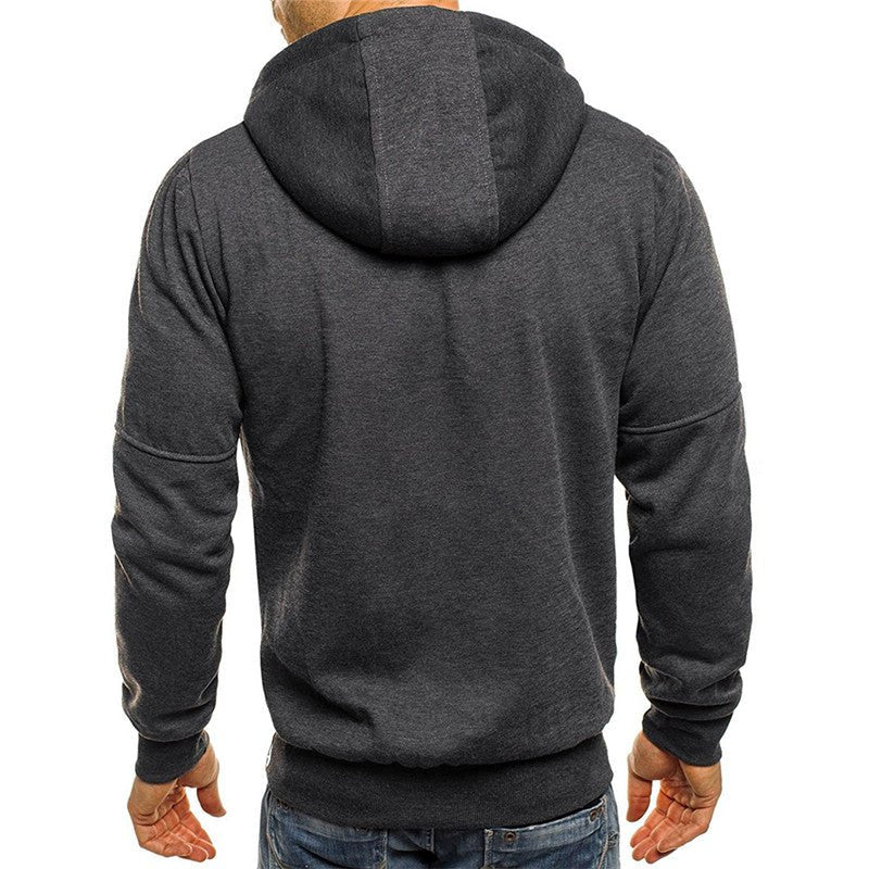 Herren Kapuzenjacke Freizeit-Sport Drax Hoodie – Komfortabler Zip-Up mit Taschen