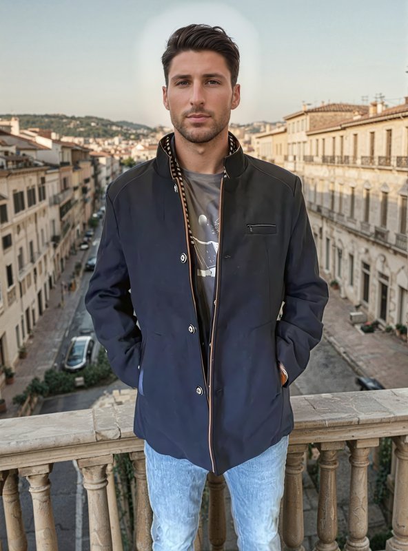 Herren Eleganter Knightsman Mantel – Stilvoller Slim Fit Mantel für besondere Anlässe