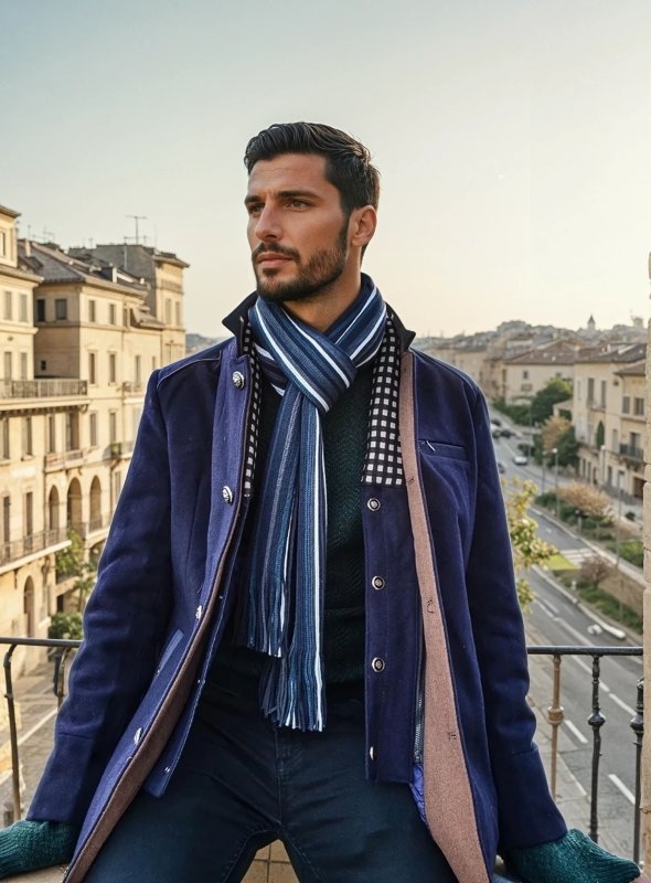 Herren Eleganter Knightsman Mantel – Stilvoller Slim Fit Mantel für besondere Anlässe