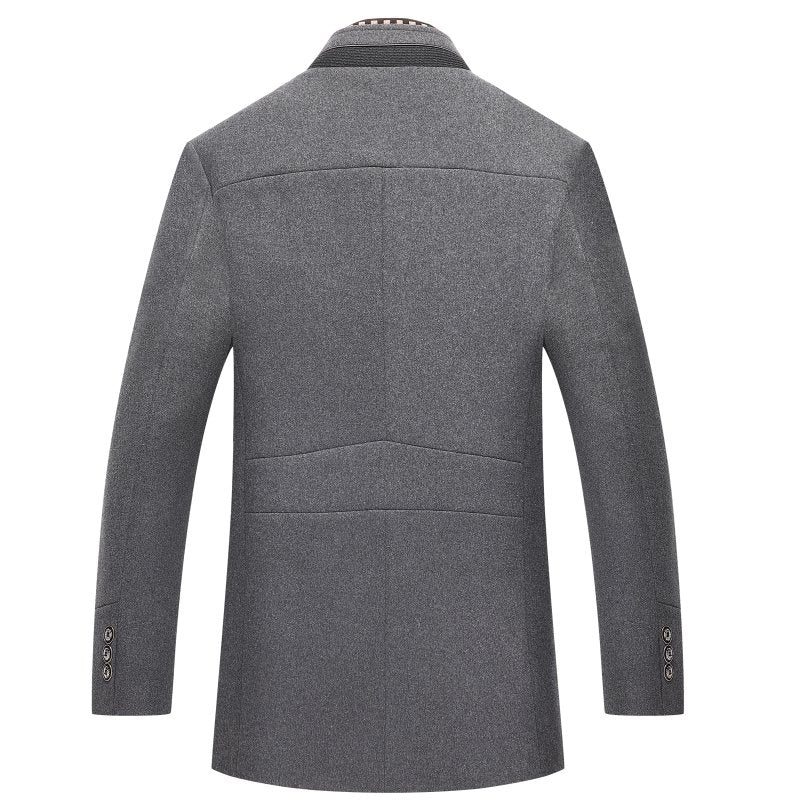 Herren Eleganter Knightsman Mantel – Stilvoller Slim Fit Mantel für besondere Anlässe