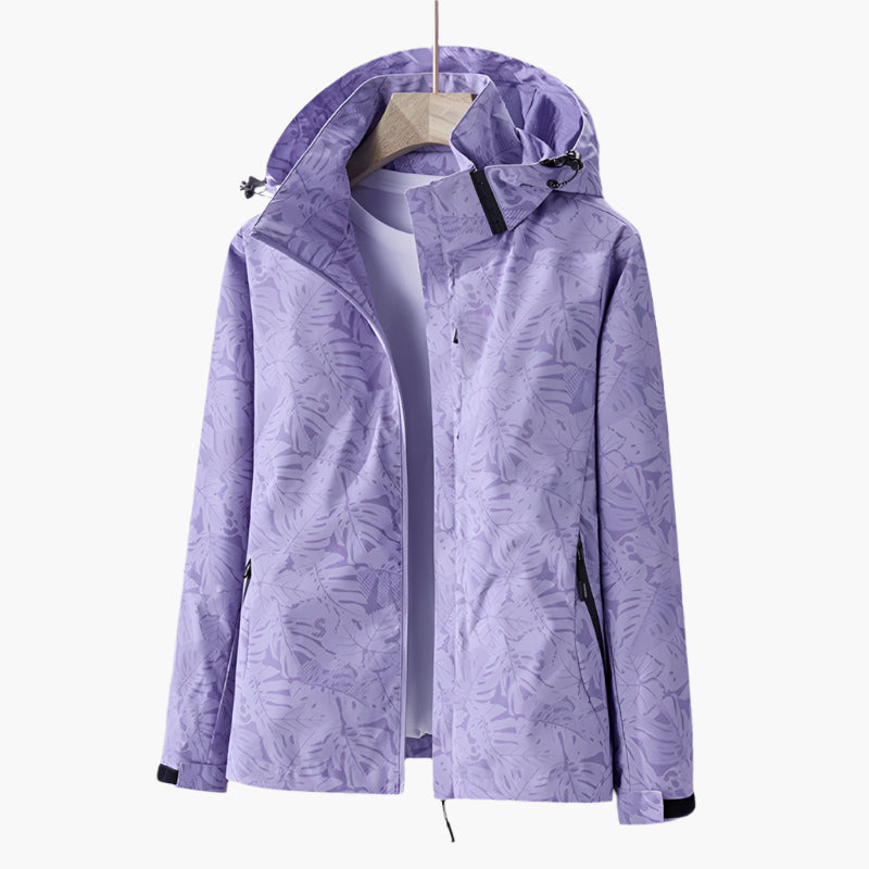 Herren Outdoor Funktionsjacke – Sportlicher Wind- & Regenschutz mit modernem Print