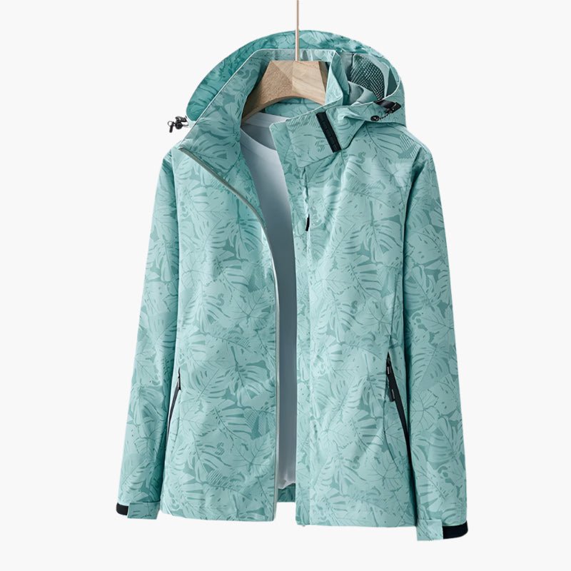 Herren Outdoor Funktionsjacke – Sportlicher Wind- & Regenschutz mit modernem Print