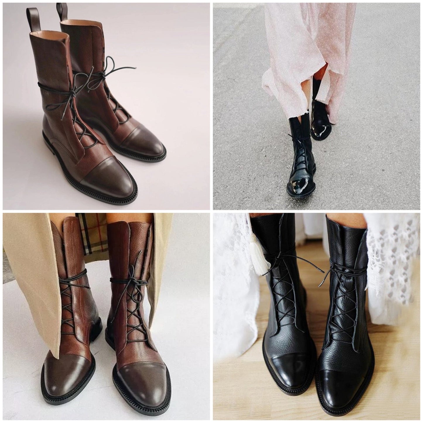 Damen Klassische Schnürstiefeletten – Modische Alltagsschuhe im zeitlosen Design