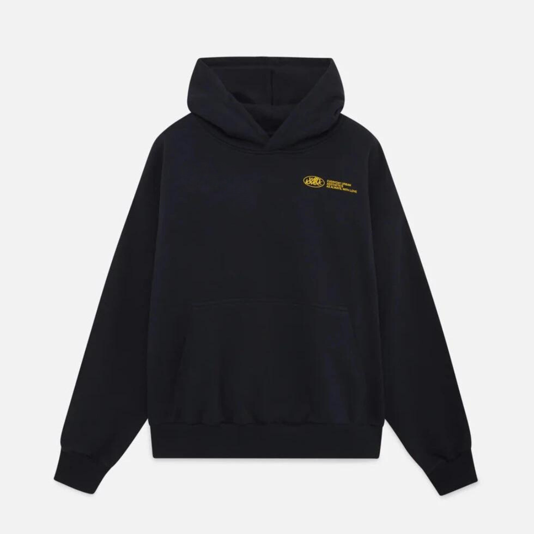 Damen Oversize Streetwear Hoodie mit Kapuze und "withlove" Print – Lässiger Winter Pullover für Freizeit & Alltag