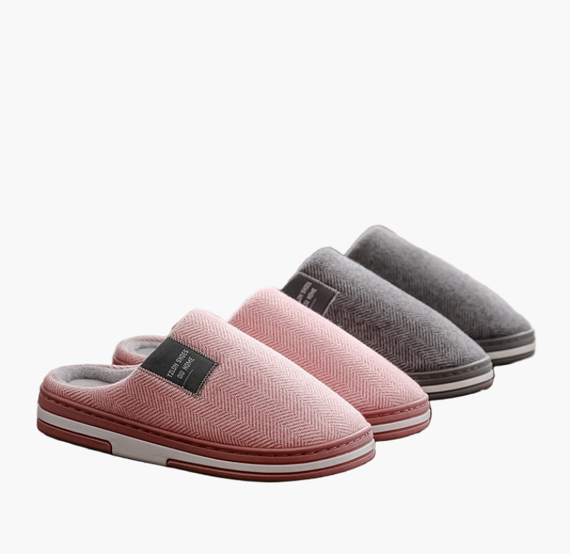 Herren Pantoffeln – Komfortable Hausschuhe mit Antirutschsohle, Stilvolle Slip-On Slipper für Zuhause