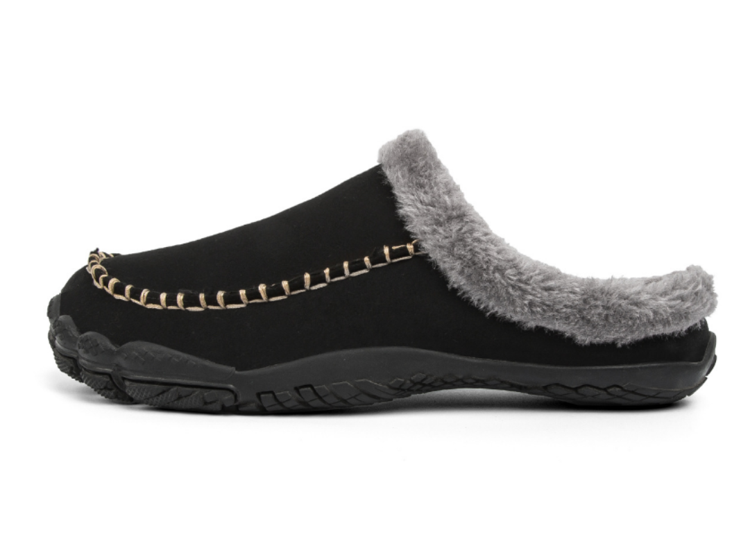 Herren Pantoffeln Komfort Haus-Slipper mit Antirutschsohle – Stilvoll & Warm für Zuhause