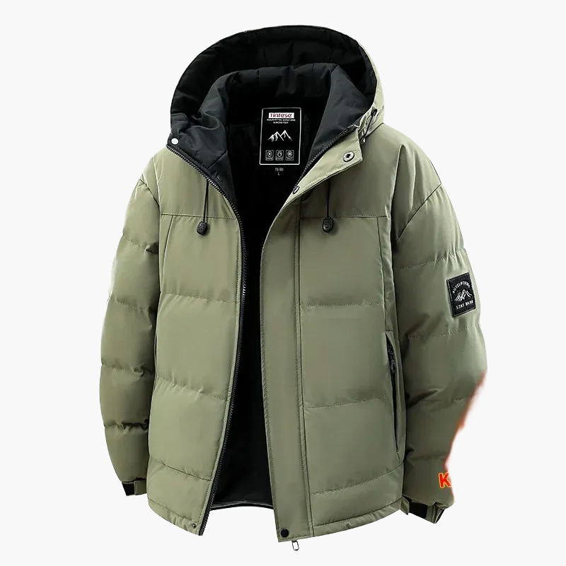 Herren Winterjacke Outdoor Kapuzenjacke Wasserdicht Winddicht Casual Stil