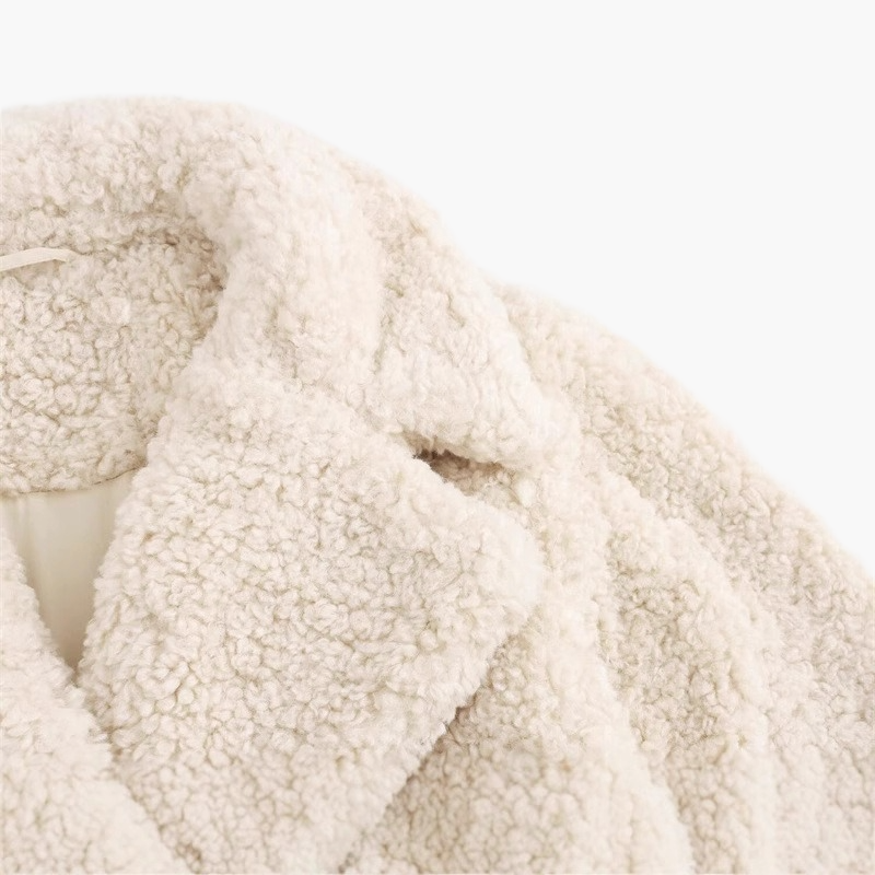 Damen Oversize Teddy Mantel für Herbst und Winter – Lässiger Streetstyle, Komfort und Wärme