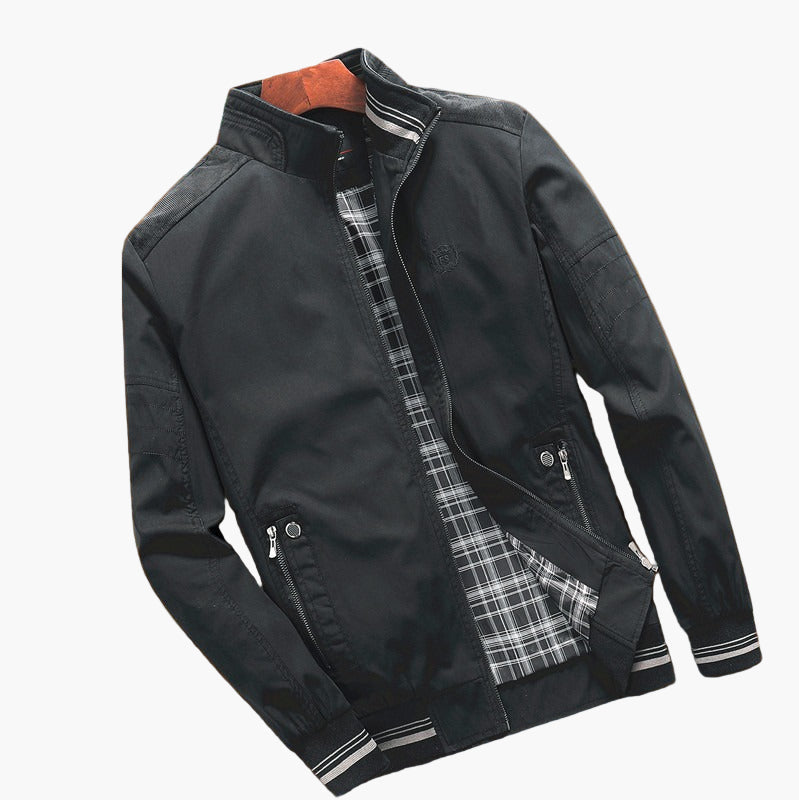 Herren Bomberjacke Modern Sportlich für Frühling und Sommer – Freizeit & Alltag