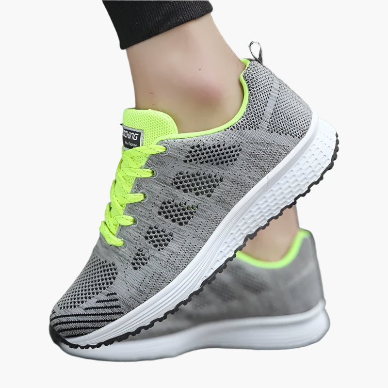 Damen Sneaker Freizeitschuhe mit Atmungsaktivem Mesh – Bequeme Sportschuhe für Alltag, Fitness & Spaziergänge