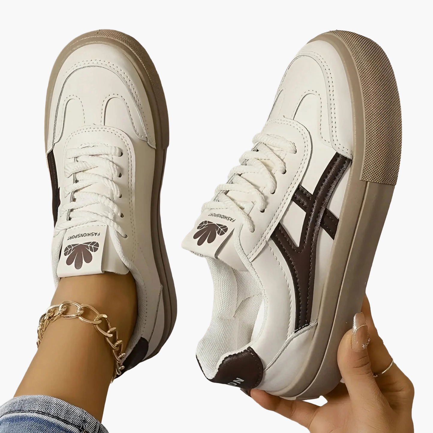 Damen Orthopädische Sneaker – Modische Freizeitschuhe mit Komfort und Unterstützung