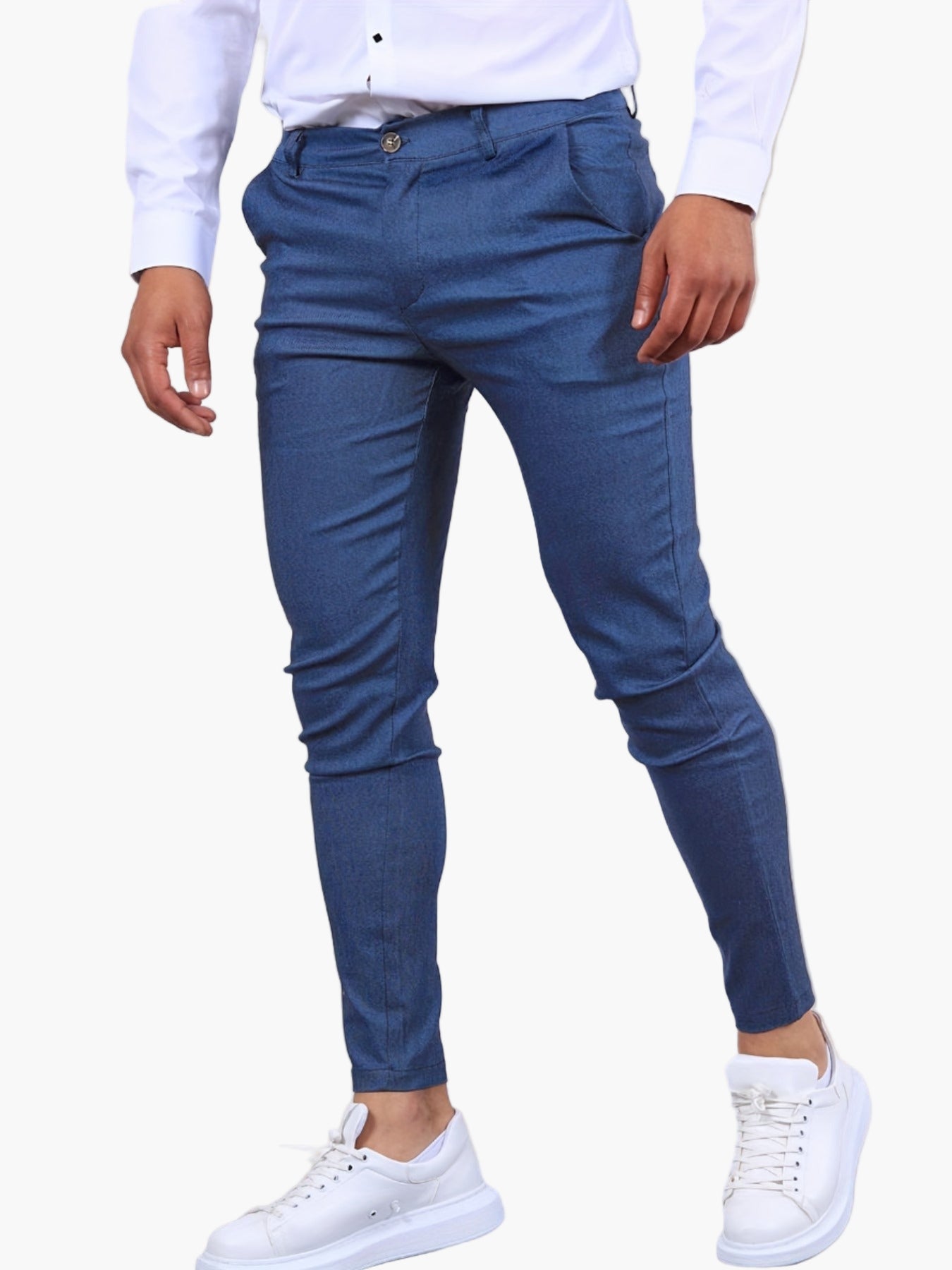 Herren Skinny-Fit Chinohose – Modisches Basic für Alltag und Büro