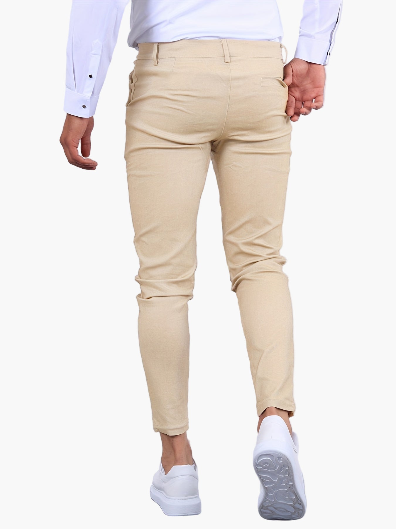 Herren Skinny-Fit Chinohose – Modisches Basic für Alltag und Büro