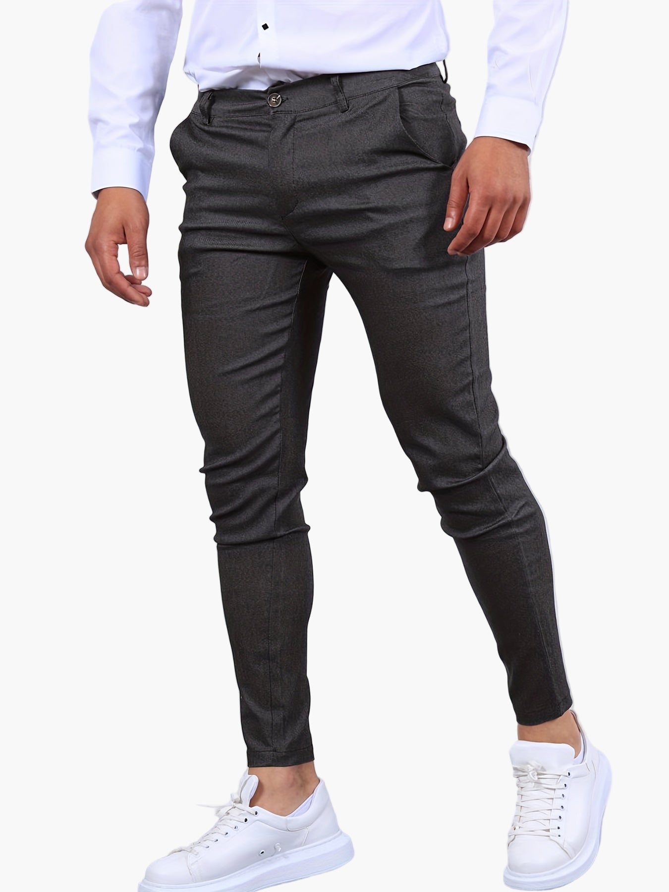 Herren Skinny-Fit Chinohose – Modisches Basic für Alltag und Büro