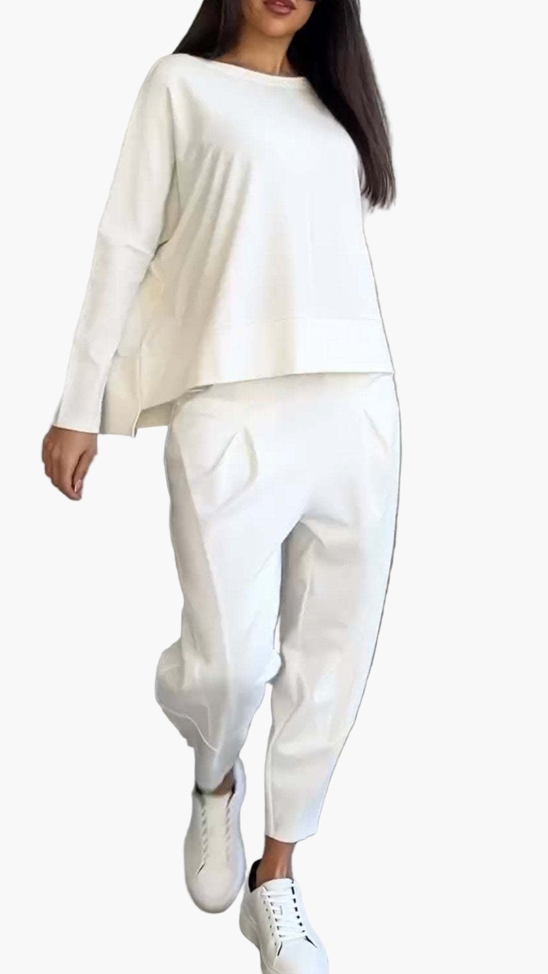 Damen Zweiteiliges Cozy Freizeit Set – Komfortabler & Modischer Loungewear Anzug für Alltag und Entspannung