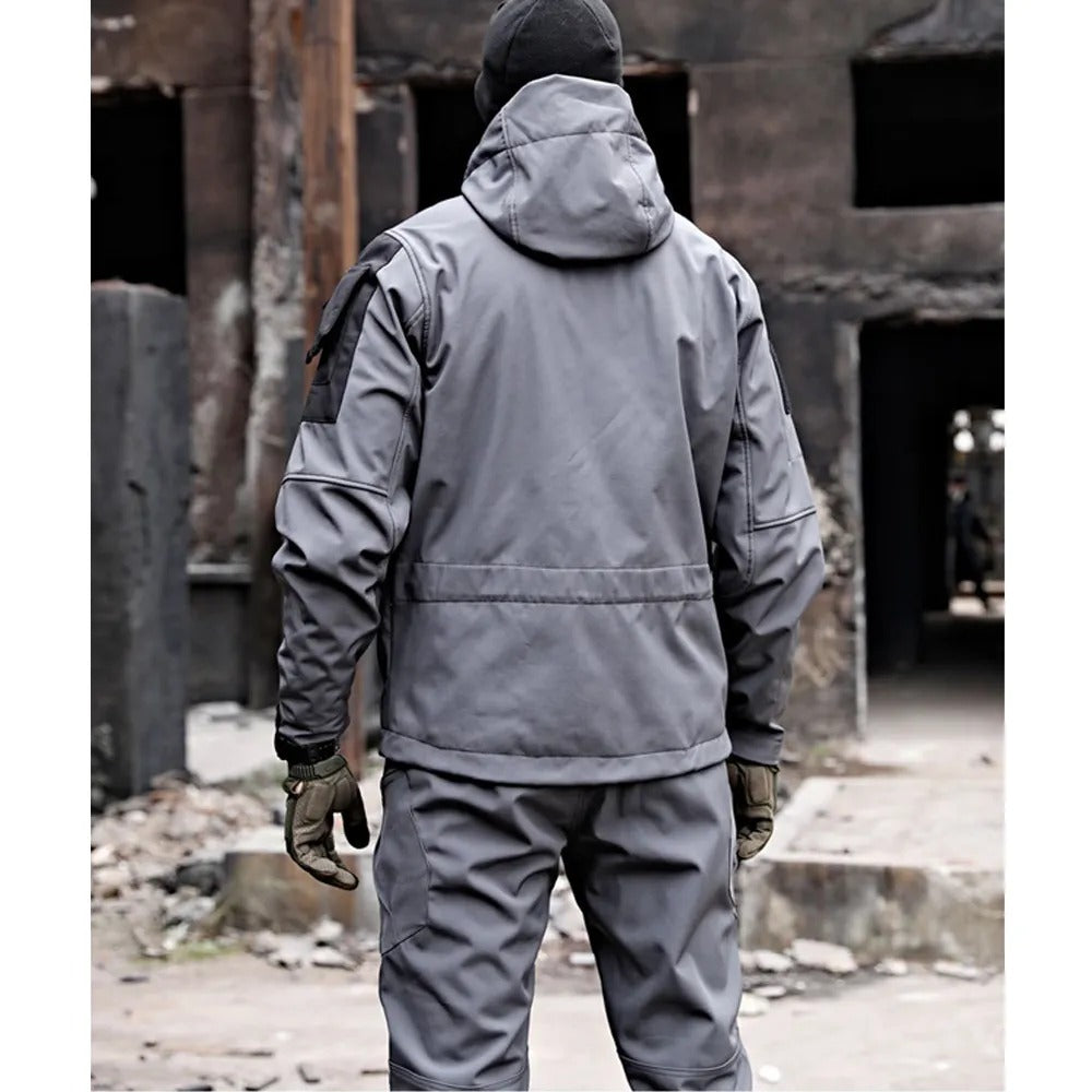 Herren Outdoor Softshell Set – Tactical Jacke & Hose für Trekking, Wandern und Survival