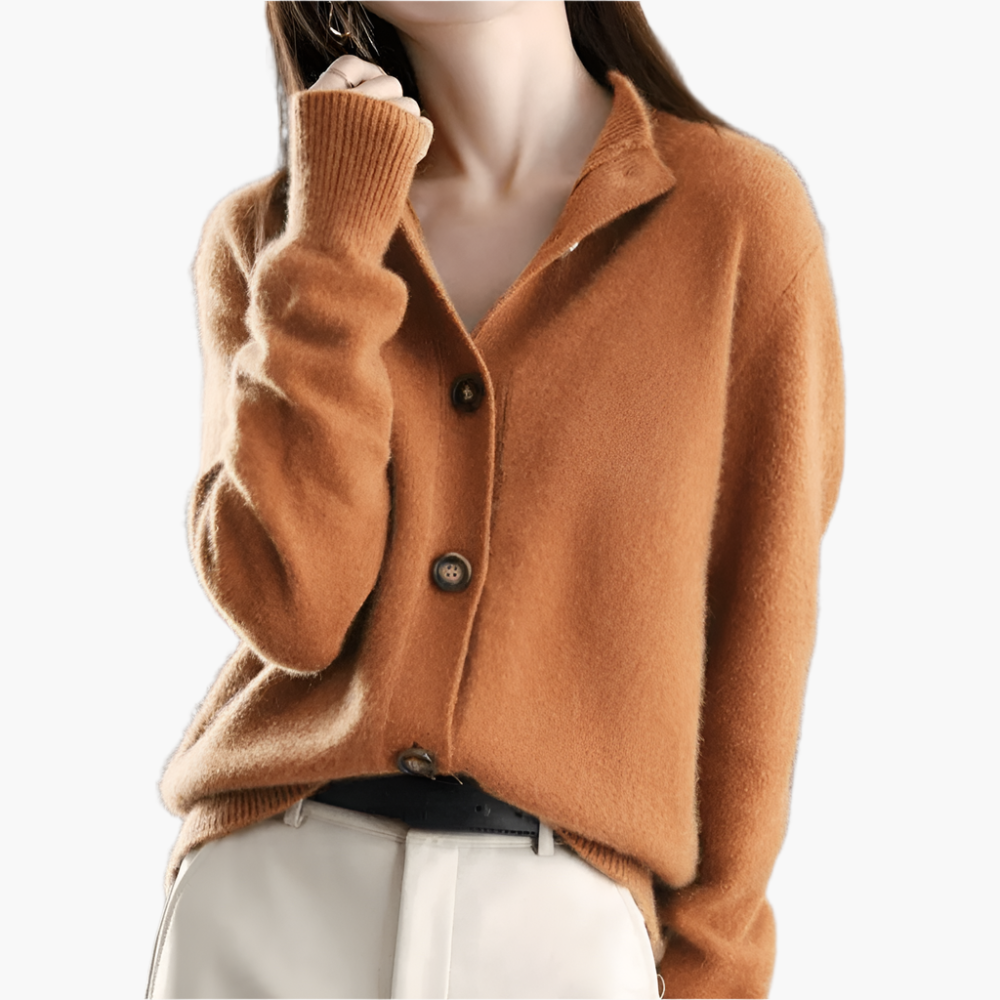 Damen Strickjacke – Eleganter Cardigan für Büro & Freizeit