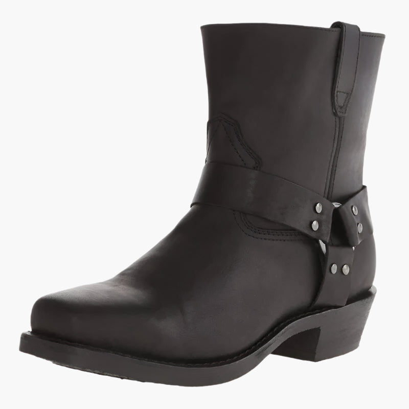 Herren Western Stiefeletten Vintage Cowboy Stil für Freizeit & Outdoor
