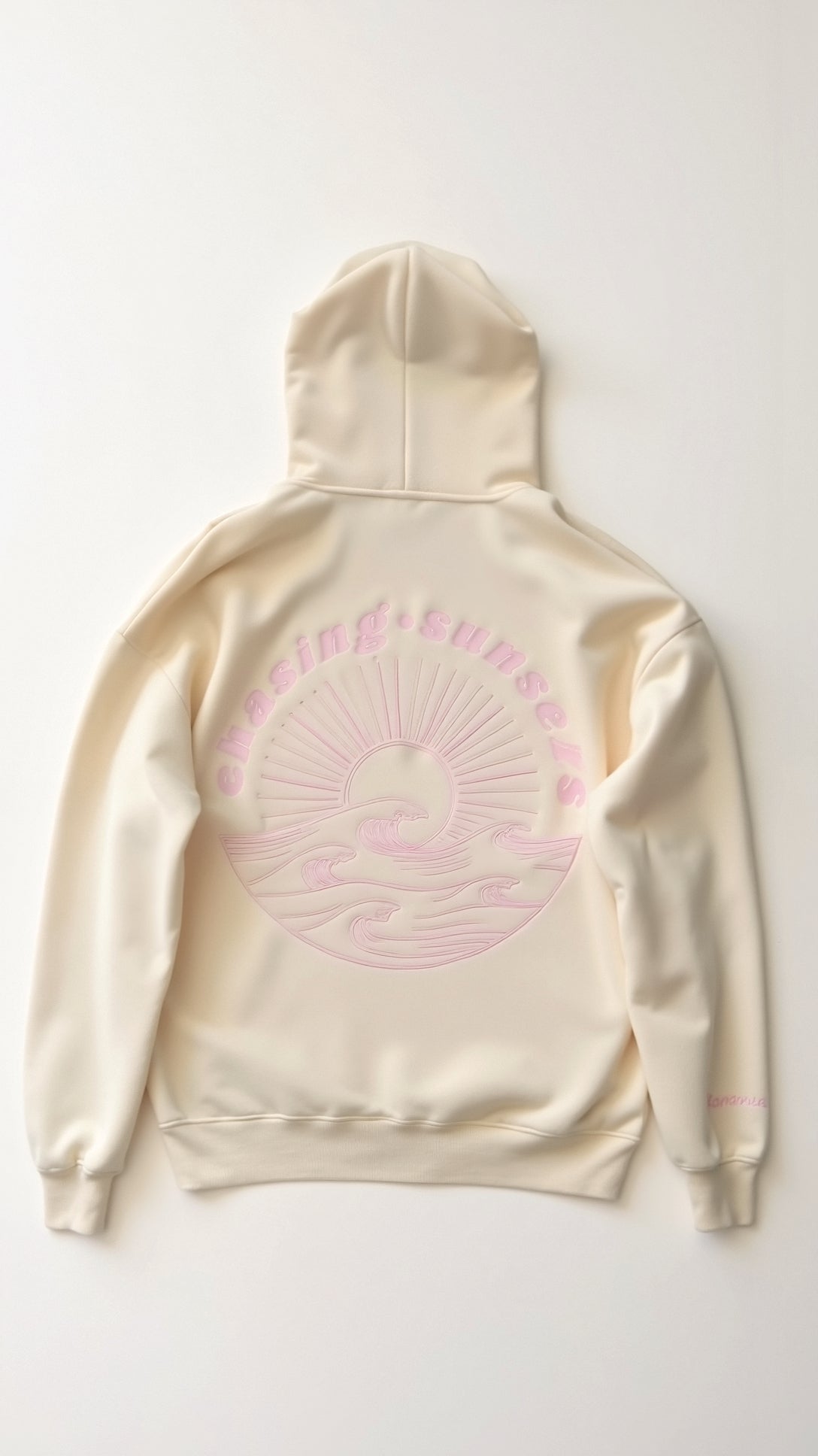 Damen Oversize Kapuzenpullover mit tropischer Stickerei – Lässiger Streetstyle Hoodie für Alltag und Freizeit
