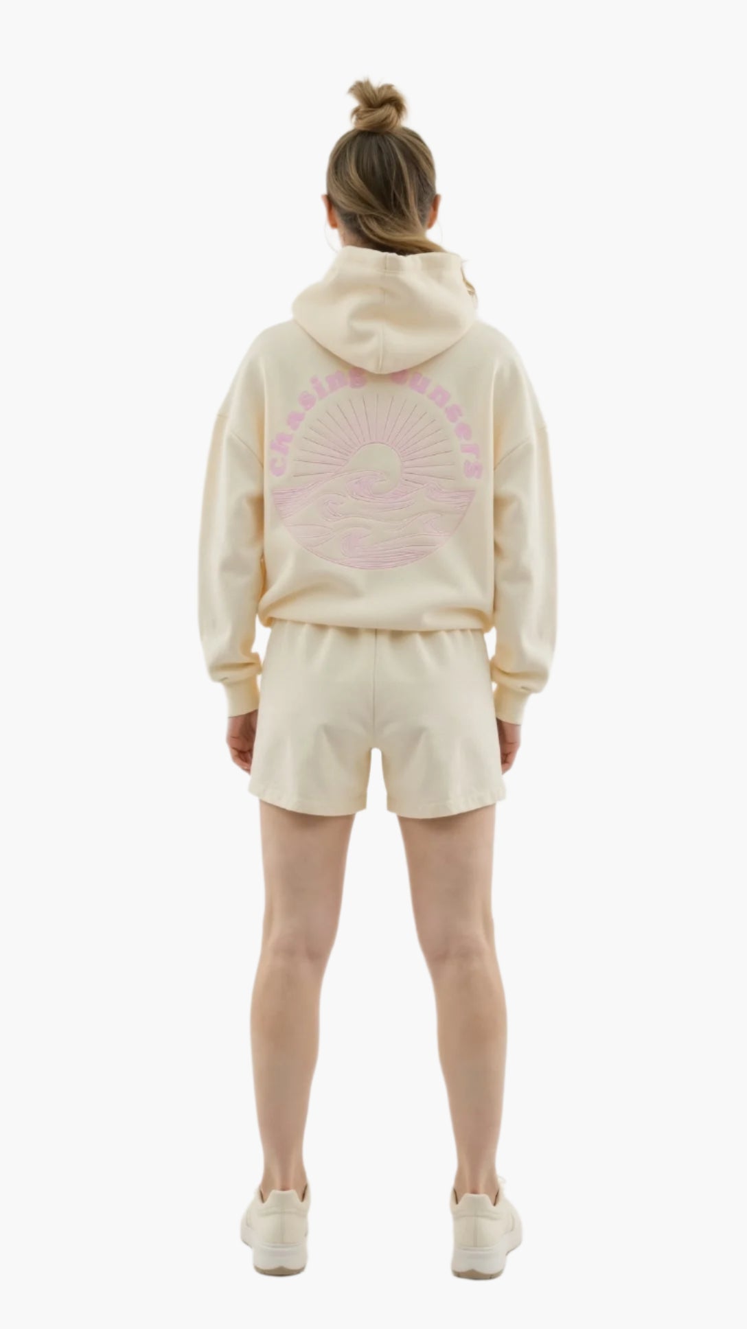 Damen Oversize Kapuzenpullover mit tropischer Stickerei – Lässiger Streetstyle Hoodie für Alltag und Freizeit