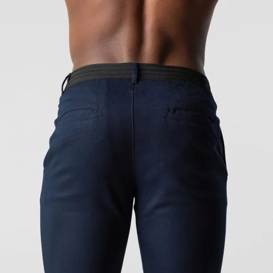 Herren Slim-Fit Chinohose – Modernes Design für Business und Freizeit